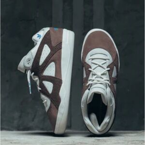 adidas Suede Brown and White Sneakers